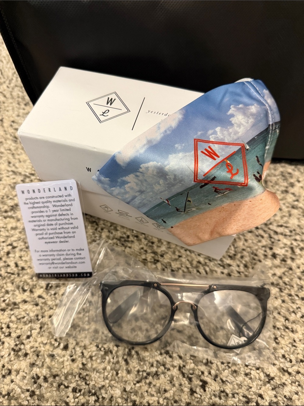 WONDERLAND stateline clear CZ lens glasses